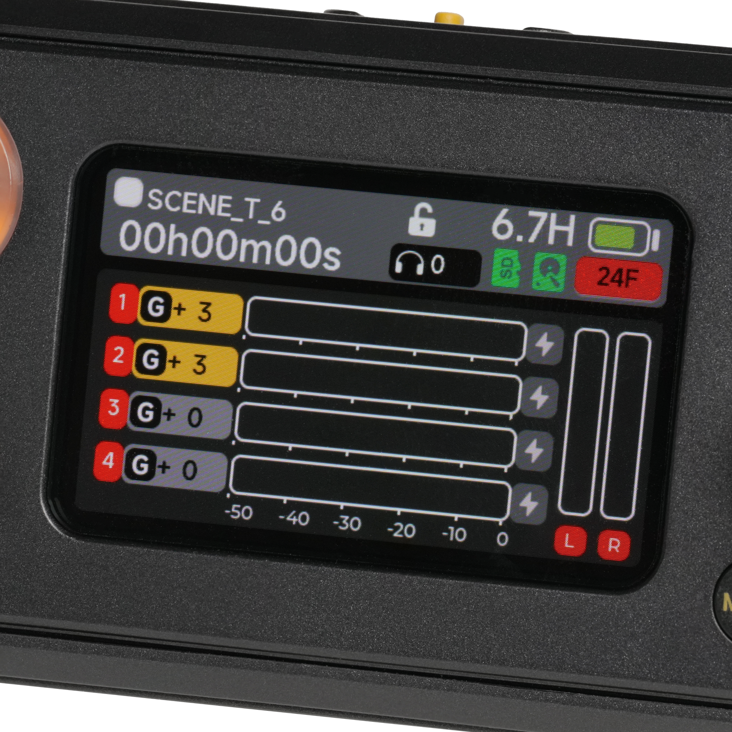 PR-4 32-Bit Float 4-Input Audio Recorder