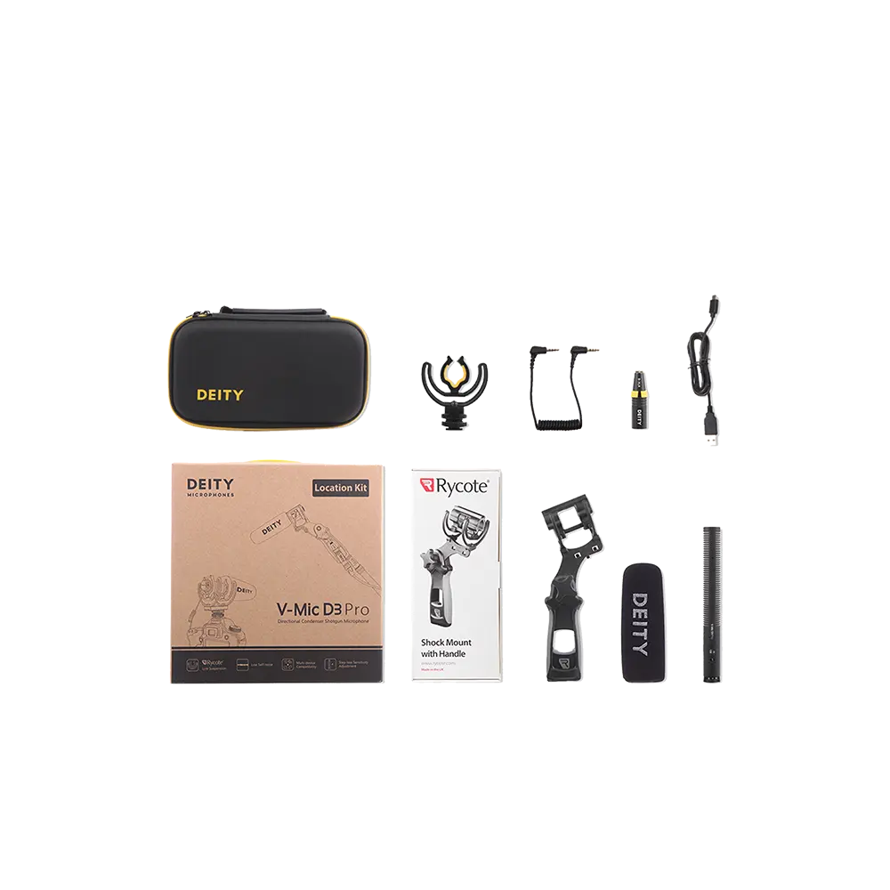 V-Mic D3 Pro Location Kit Deity Microphones